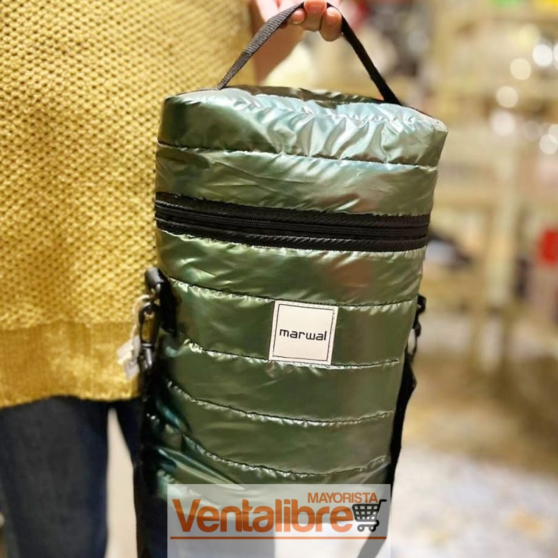 BOLSO MATERO REFORZADO IMPERMEABLE DE MATELASSE - Imagen 2