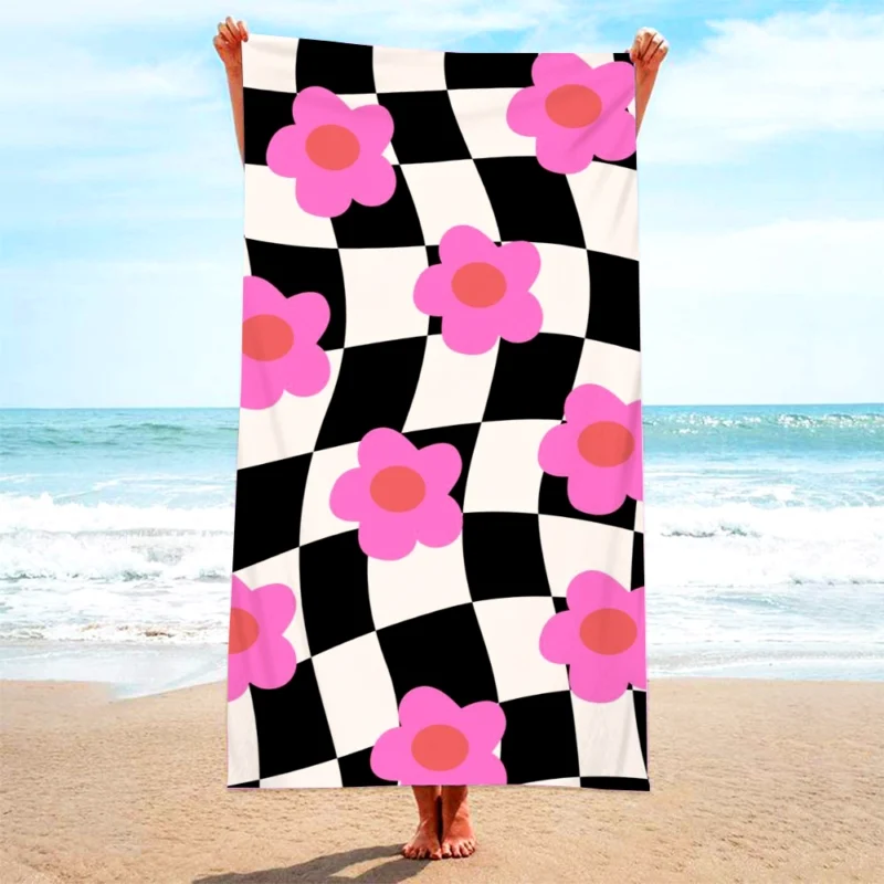 LONA PLAYERA RECTANGULAR MICROFIBRA SECADO RÁPIDO VARIOS ESTAMPADOS