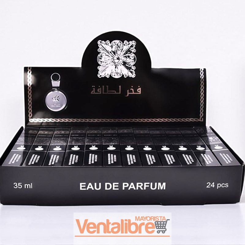 PERFUME ÁRABE SPRAY FAKHAR BLACK PARA HOMBRES TUBO 35 ML. - Imagen 2