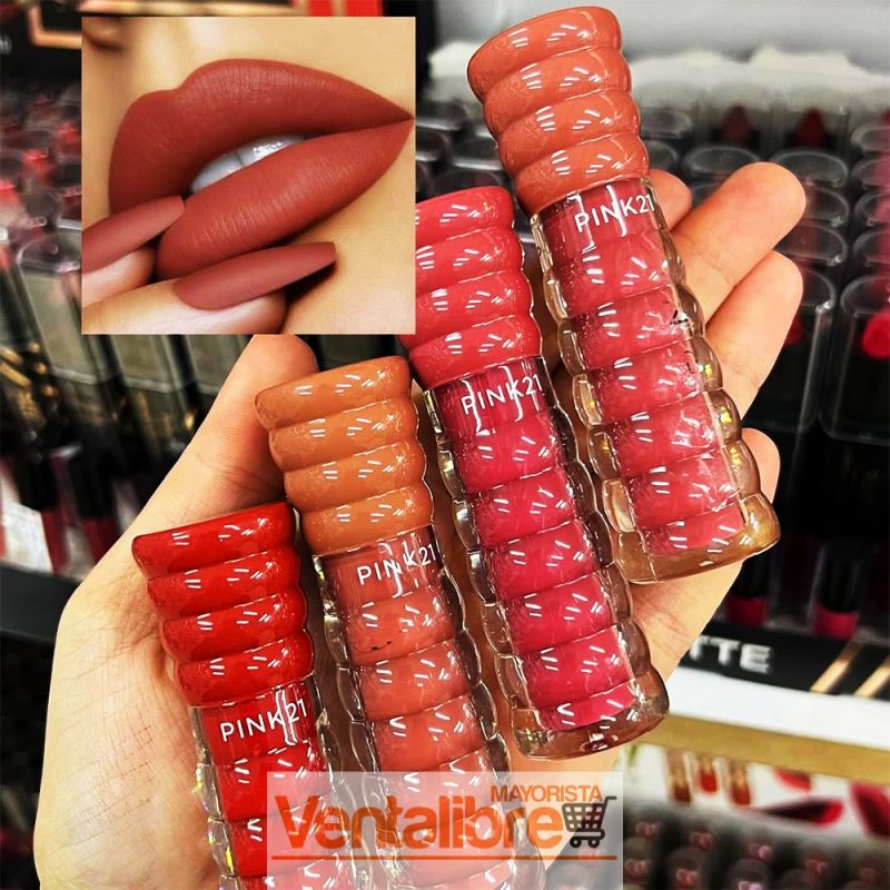 BRILLO LABIAL MATTE FINISH LARGA DURACIÓN (24 HS) MATTE 6 COLORES