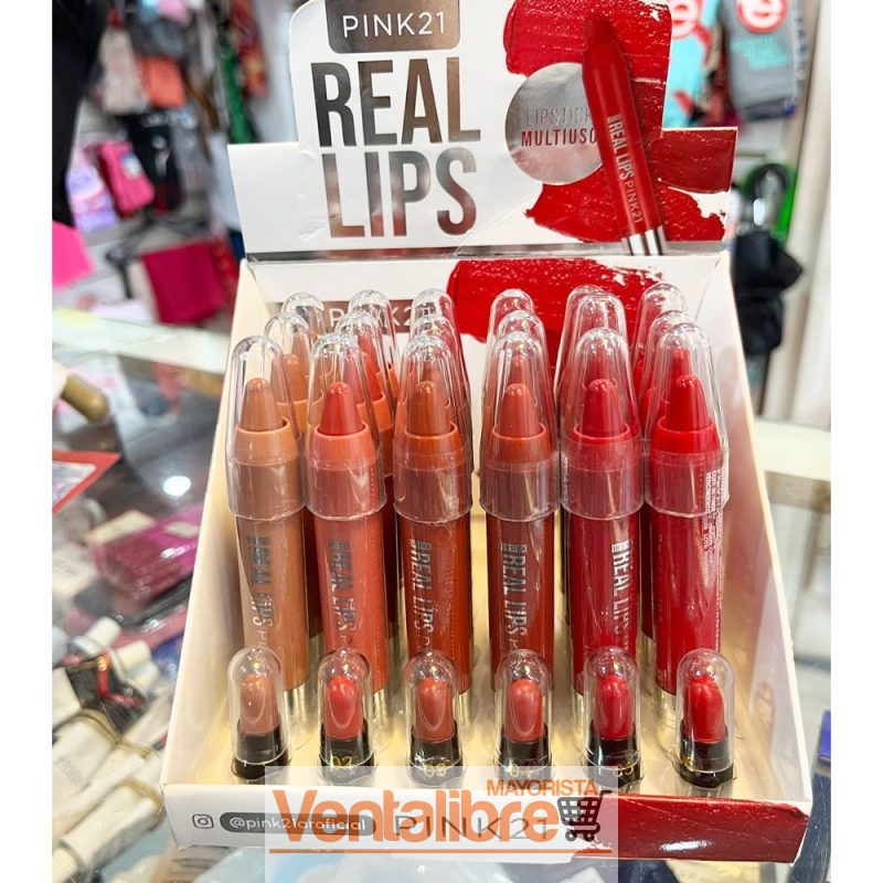 DELINEADOR DE LABIOS REAL LIPS MULTIUSO CREMOSO - Imagen 4