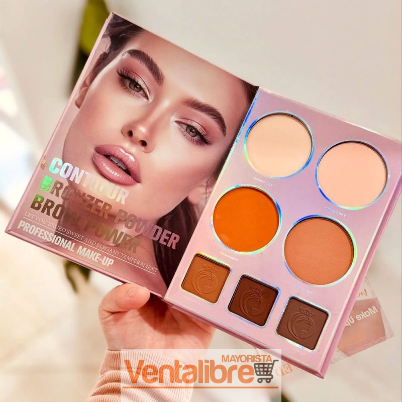 PALETA DE MAQUILLAJES X 5 LIBROS MULTICOLOR X 67 COLORES - Imagen 4