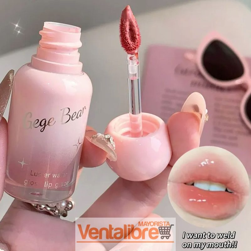 BRILLO LABIAL GEGE BEAR HIDRATANTE A PRUEBA DE AGUA & LARGA DURACIÓN