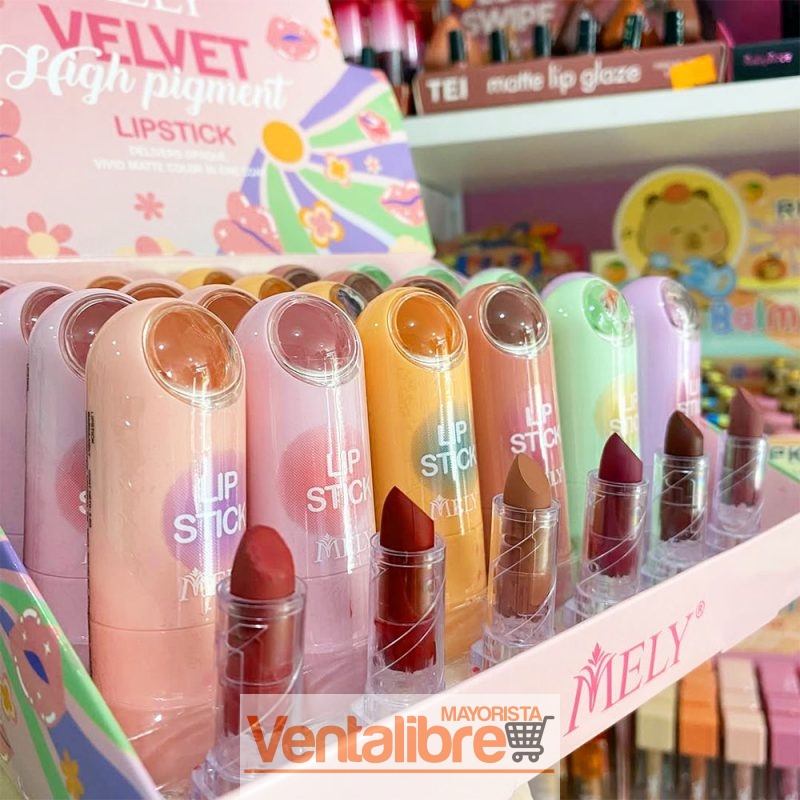 LABIAL LIPSTICK VELVET HIGH PIGMENT ALTA PIGMENTACIÓN Y LARGA DURACIÓN - Imagen 3