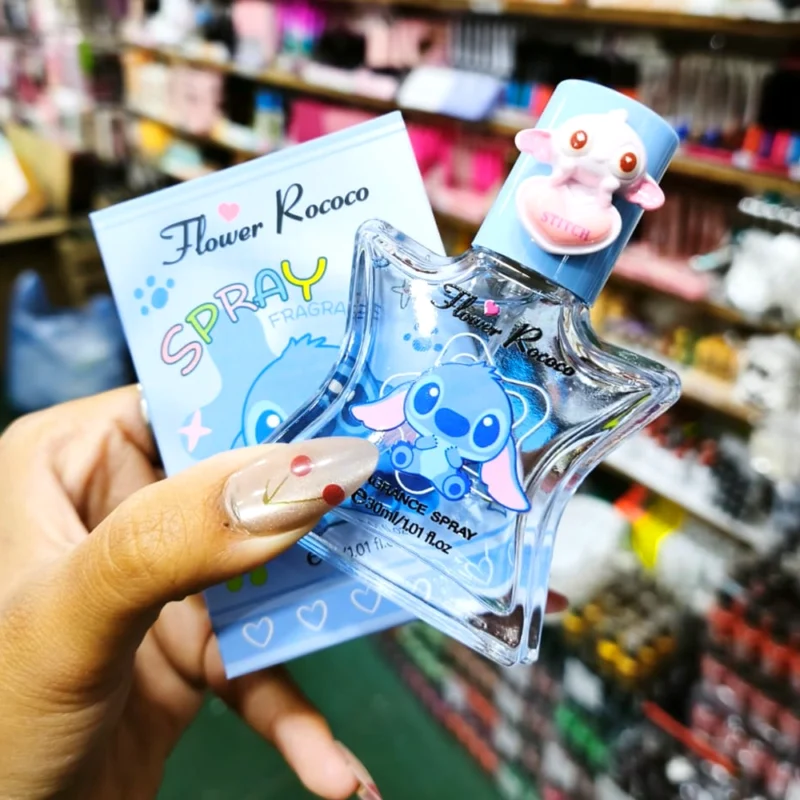 PERFUME INFANTIL FLOWER ROCOCO DISNEY STITCH DE 30 ML. 