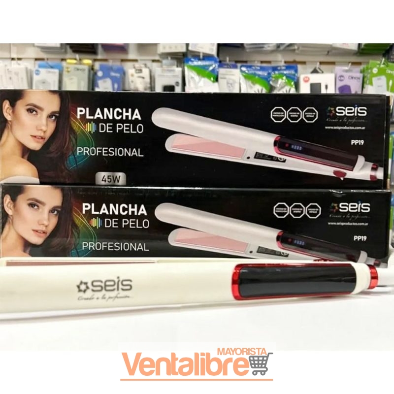 PLANCHA DE PELO PROFESIONAL DIGITAL 45W. CERÁMICA