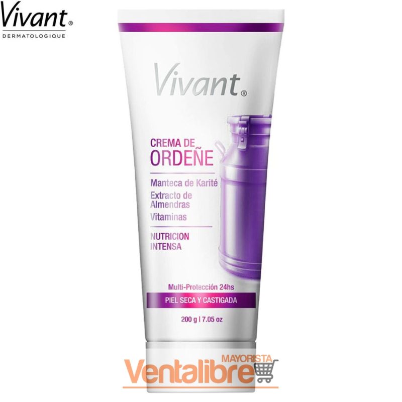 CREMA DE ORDEÑE CON VITAMINAS Y EXTRACTO DE ALMENDRAS 200 GRS.