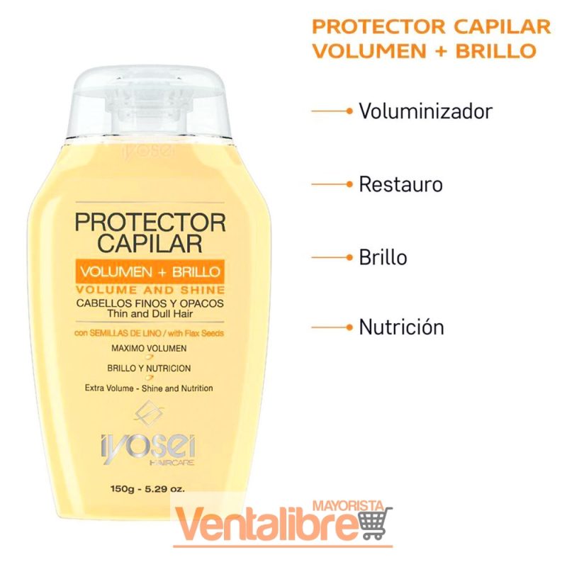 PROTECTOR CAPILAR VOLUMEN MÁS BRILLO 150 ML. - Imagen 2