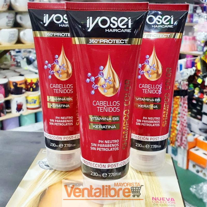 SHAMPOO POST COLOR 360 CON KERATINA MÁS VITAMINA B5 X 230GR.