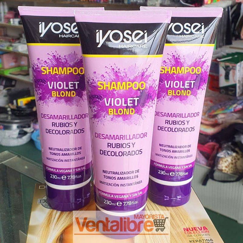 SHAMPOO VIOLET BLOND DESAMARILLADOR RUBIOS Y DECOLORADOS x 230 GRS.