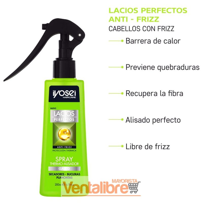 SPRAY THERMO ALISADOR LACIOS PERFECTOS ANTI FRIZZ CLÁSICO 200 ML. - Imagen 2