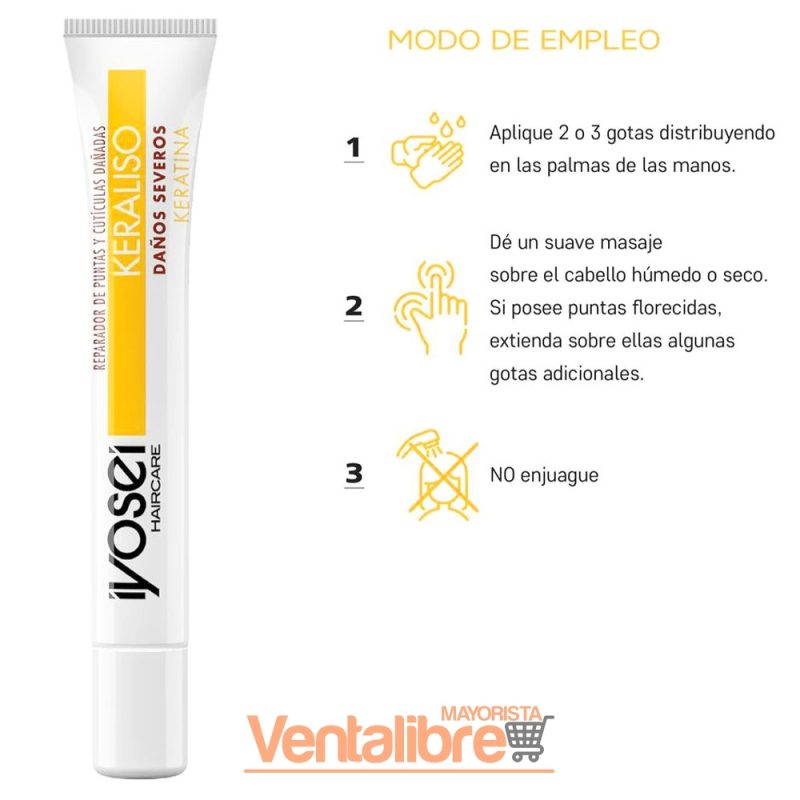 REPARADOR DE PUNTAS CON KERATINA 15 ML. - Imagen 3