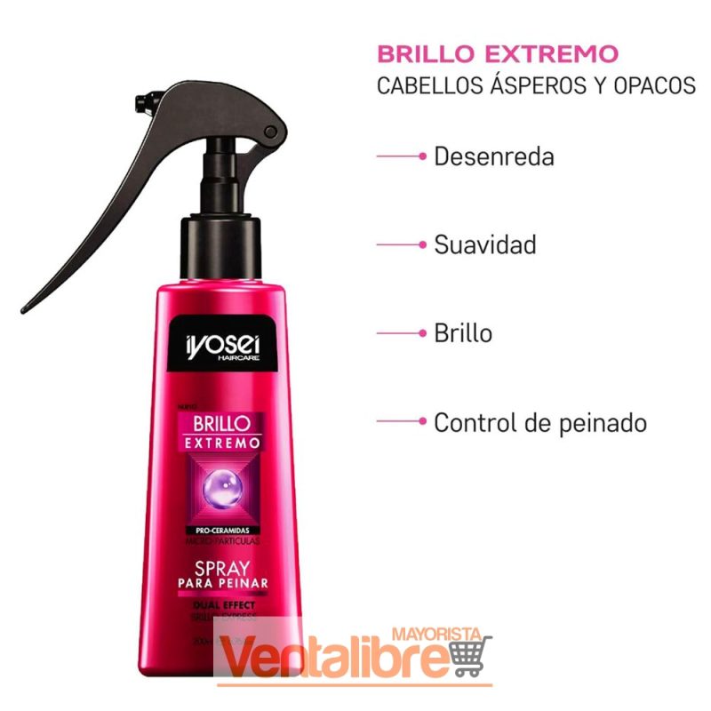 SPRAY PARA PEINAR BRILLO EXPRESS CON CERAMIDAS 200 ML. - Imagen 4