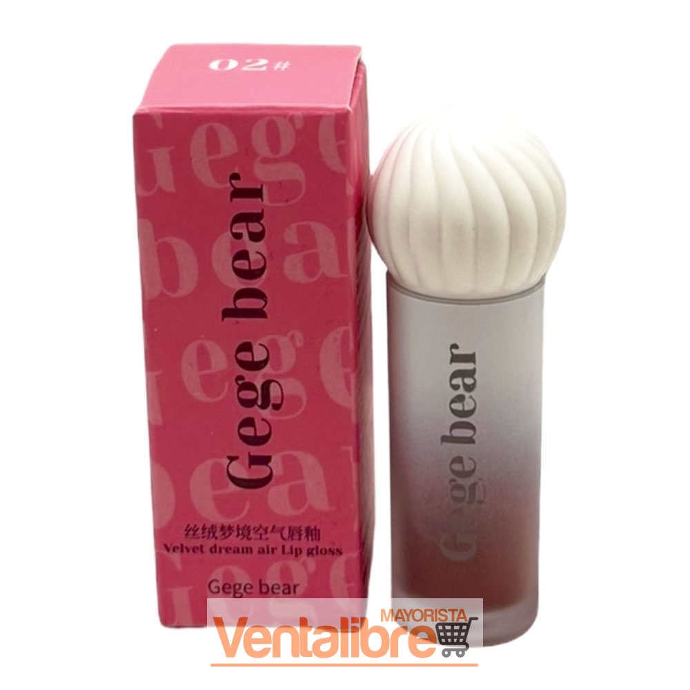 BRILLO LABIAL HIDRATANTE VELVET DREAM GEGE BEAR - Imagen 2