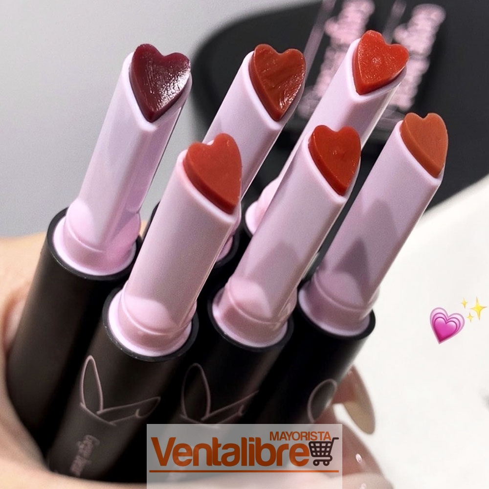 BRILLO DE LABIOS SÓLIDO CORAZÓN KNIGHT GEGE BEAR