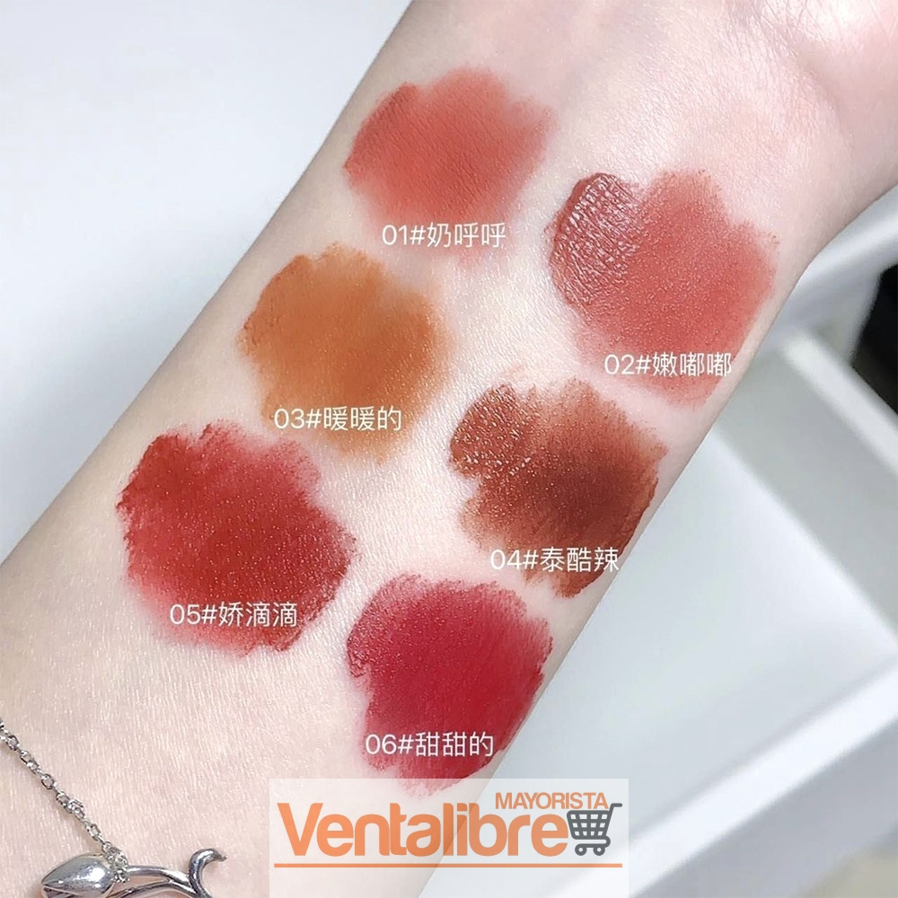 LABIAL LÍQUIDO MATTE BUNNY VELVET GEGE BEAR LLAVERO - Imagen 2