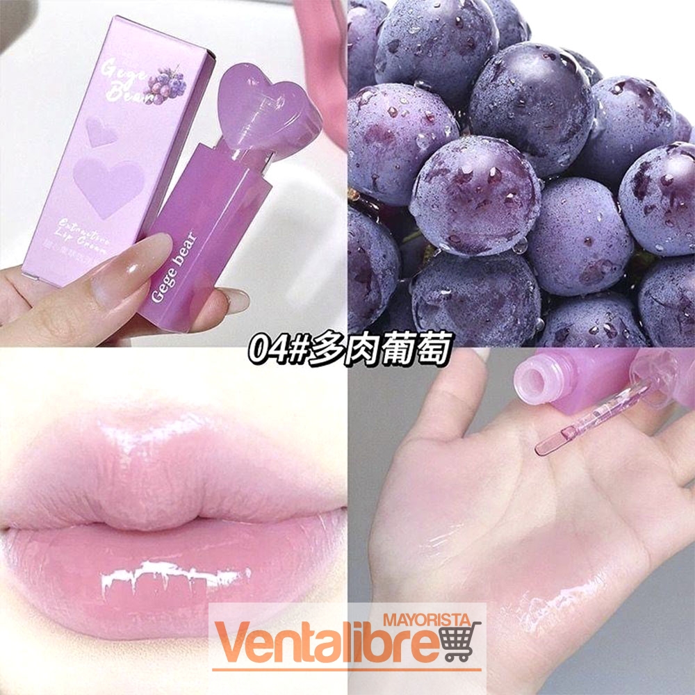 BÁLSAMO LABIAL HIDRATANTE SABORIZADO HEART GEGE BEAR - Imagen 2