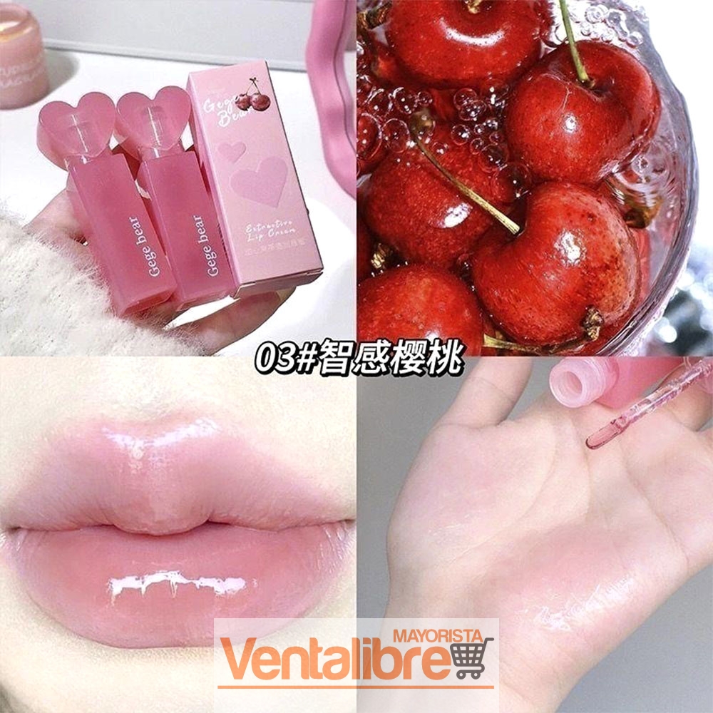 BÁLSAMO LABIAL HIDRATANTE SABORIZADO HEART GEGE BEAR - Imagen 3