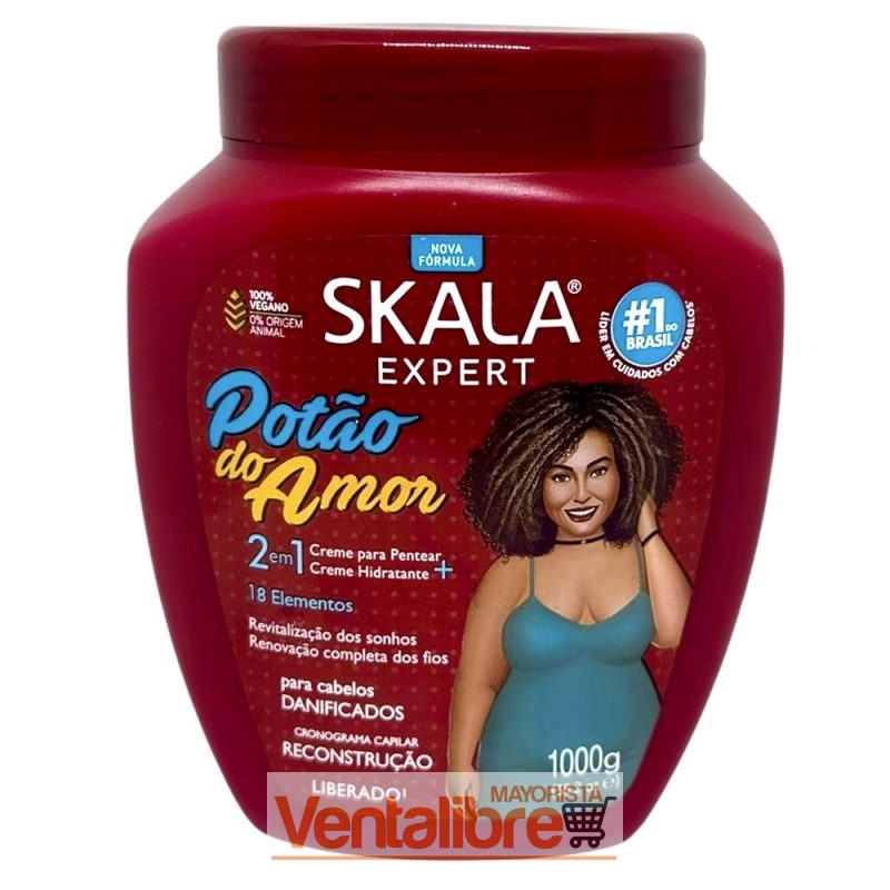 MÁSCARA CAPILAR POTAO DO AMOR 2 EN 1 SKALA 1 KG.