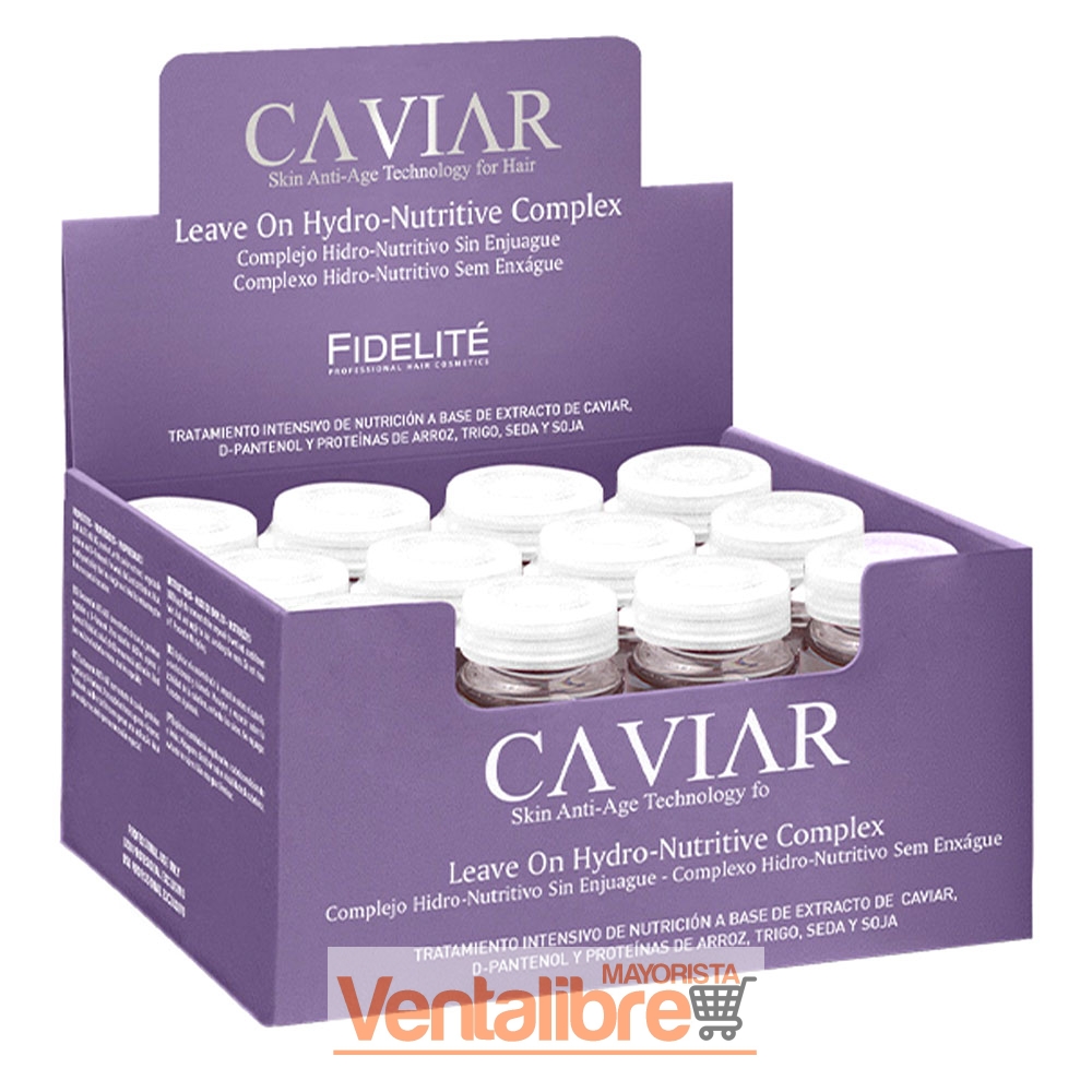 AMPOLLA CAVIAR COMPLEJO HIDRO-NUTRITIVO SIN ENJUAGUE