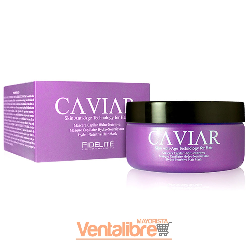 MÁSCARA CAPILAR CAVIAR HIDRO-NUTRITIVA X 250 ML. FIDELITE