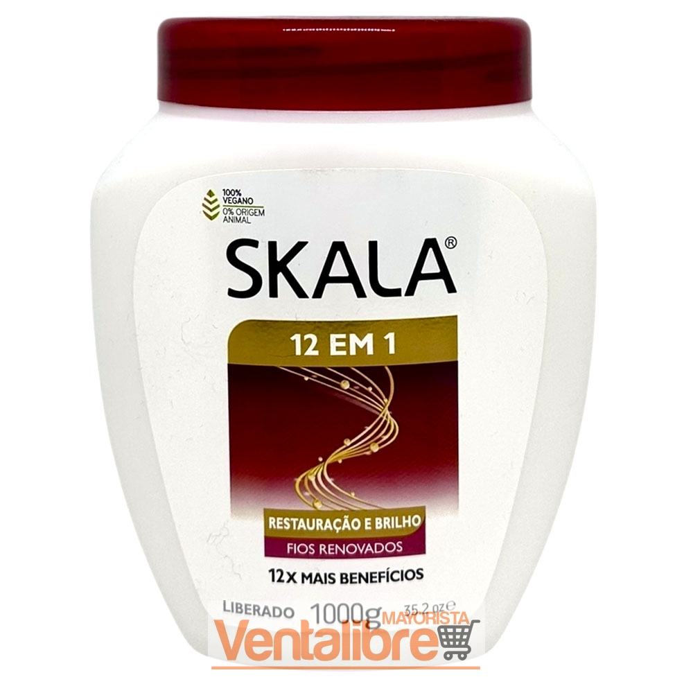 MÁSCARA TRATAMIENTO CAPILAR 12 EN 1 SKALA X 1 KG.