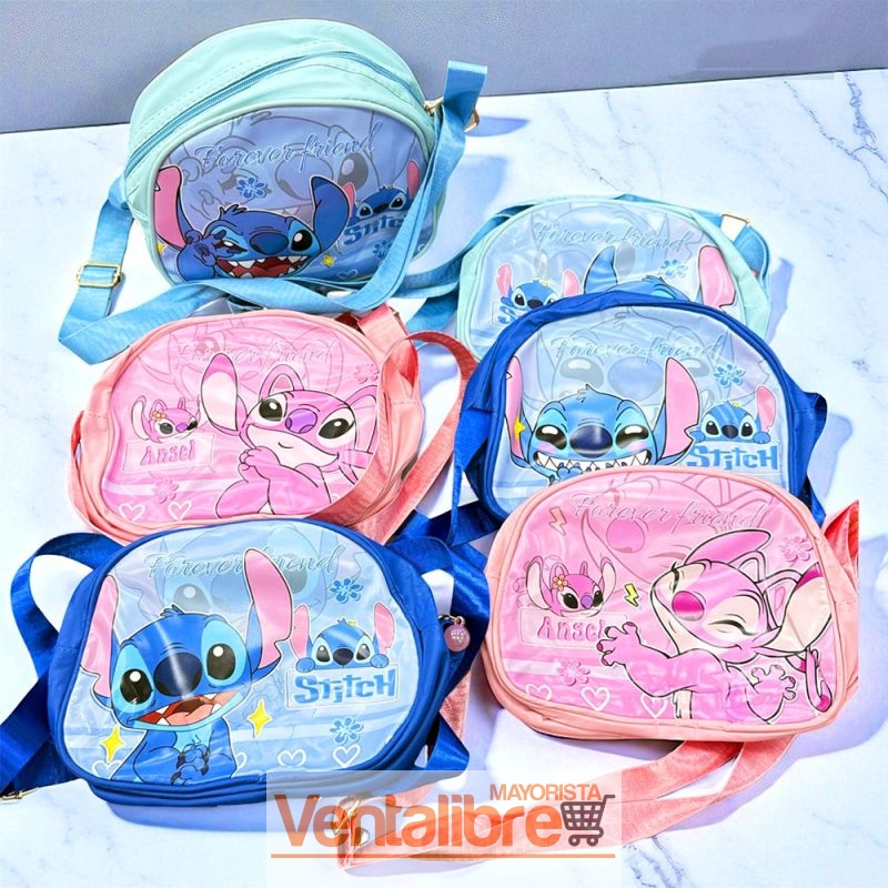 CARTERA INFANTIL REFORZADA ESTAMPA STITCH