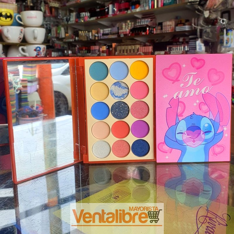 PALETA DE SOMBRAS CON PERSONAJES 11 COLORES Y ESPEJO - Imagen 4