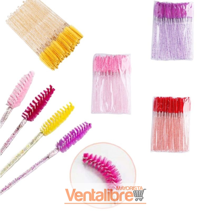 PAQUETE DE CEPILLOS PARA PESTAÑAS Y CEJAS