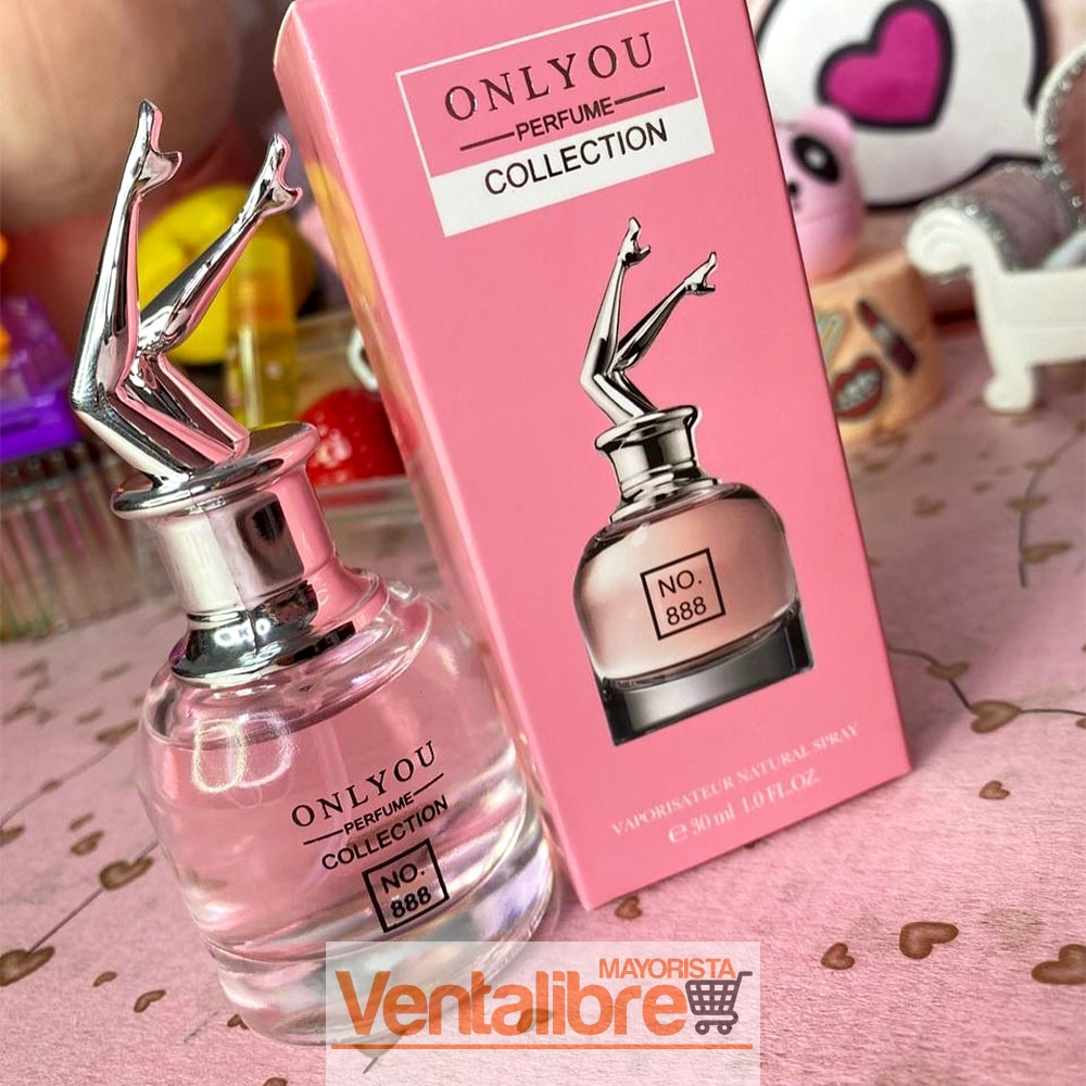 PERFUME DE MUJER ONLYOU 888 FRASCO DE VIDRIO X 30 ML.