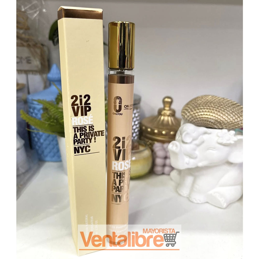 PERFUME 2I2 VIP ROSE ONLYOU SPRAY PARA MUJER TUBO 35 ML.