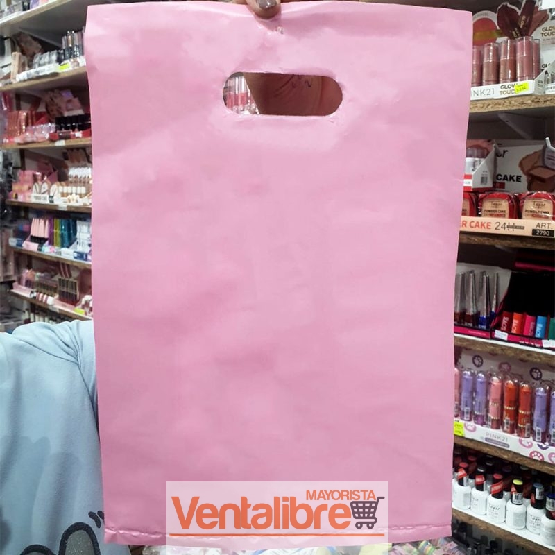 PACK DE 50 BOLSAS BOUTIQUE COLORES LISAS 20X30CM.