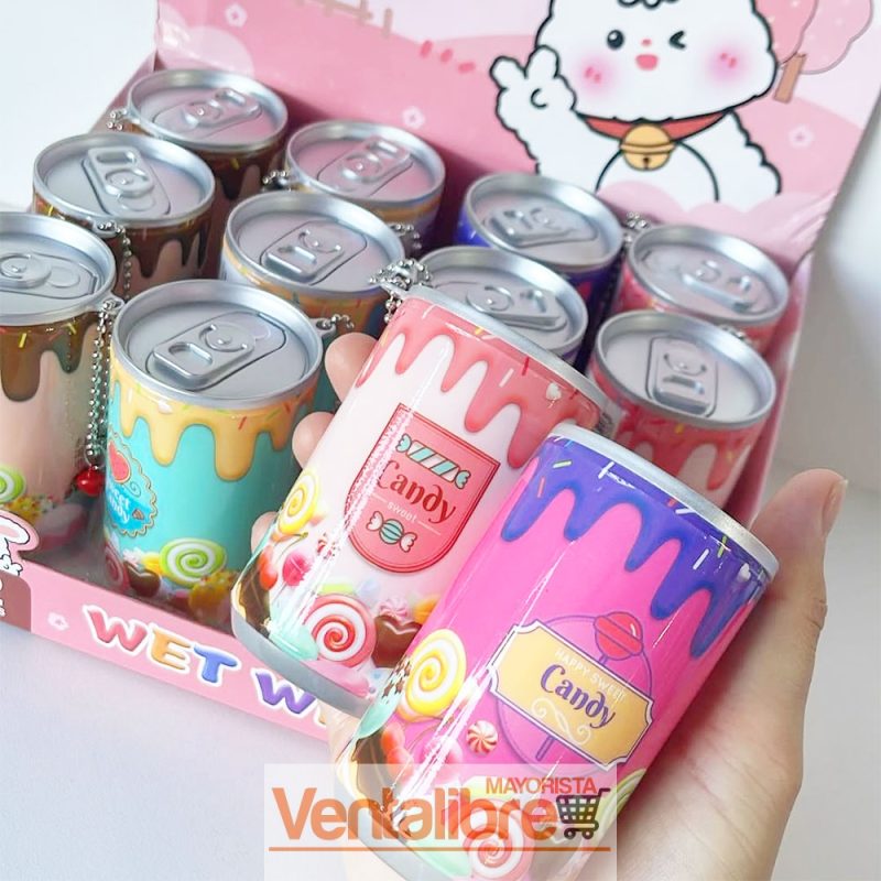 TOALLITAS HÚMEDAS EN LATAS CON DISEÑOS WET WIPES - Imagen 2