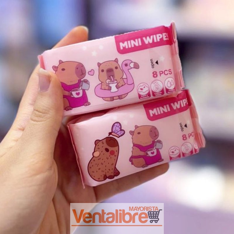 MINI TOALLITAS HÚMEDAS INFANTIL CAPIBARA