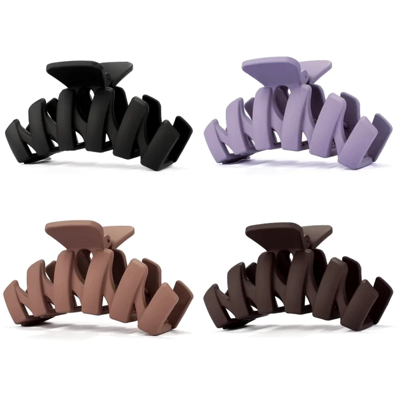 BROCHE PINZAS GRANDE VINTAGE ONDULADA PARA EL CABELLO