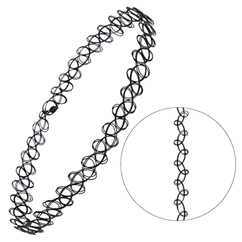 CHOKER NEGRO EN BLISTER