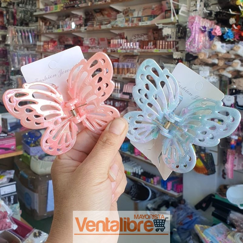 BROCHE GRANDE MARIPOSA COLORES EXCELENTE CALIDAD