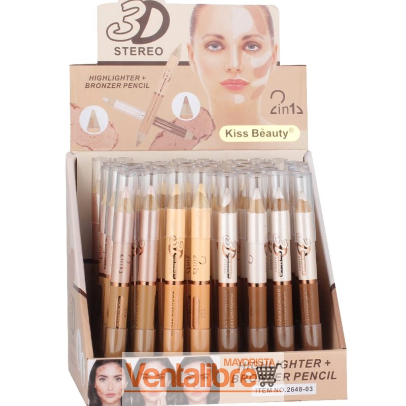 LÁPIZ ILUMINADOR + CONTORNO BRONCEADOR 2 EN 1 - Imagen 5