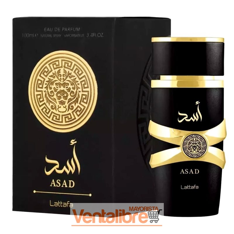 PERFUME ÁRABE MASCULINO ASAD DE LATTAFA 30ML.