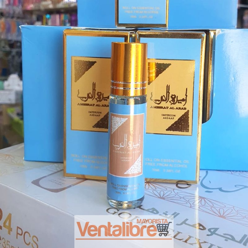 PERFUME ÁRABE FEMENINO ASDAAF IMPERIUM GOLD ROLL-ON 10ML.