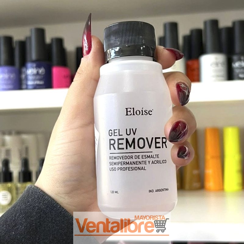 REMOVEDOR DE ESMALTE SEMIPERMANENTE Y ACRÍLICO "GEL UV REMOVER"
