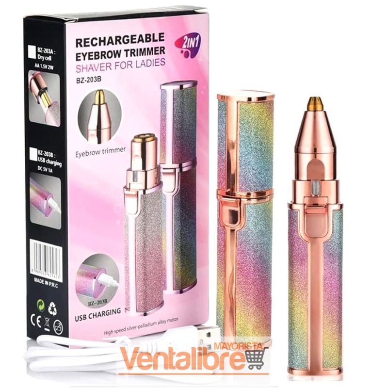 DEPILADORA FACIAL & CORPORAL CON LUZ 2 EN 1