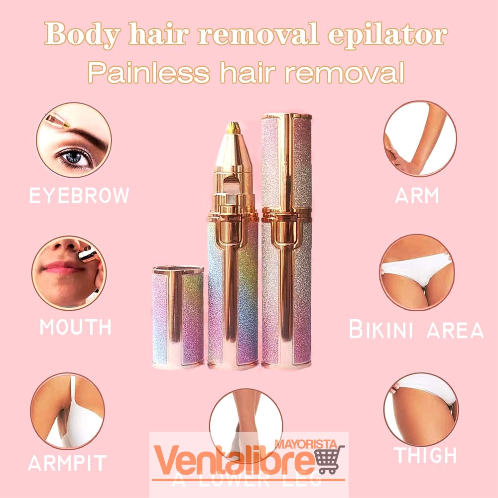 DEPILADORA FACIAL & CORPORAL CON LUZ 2 EN 1 - Imagen 2