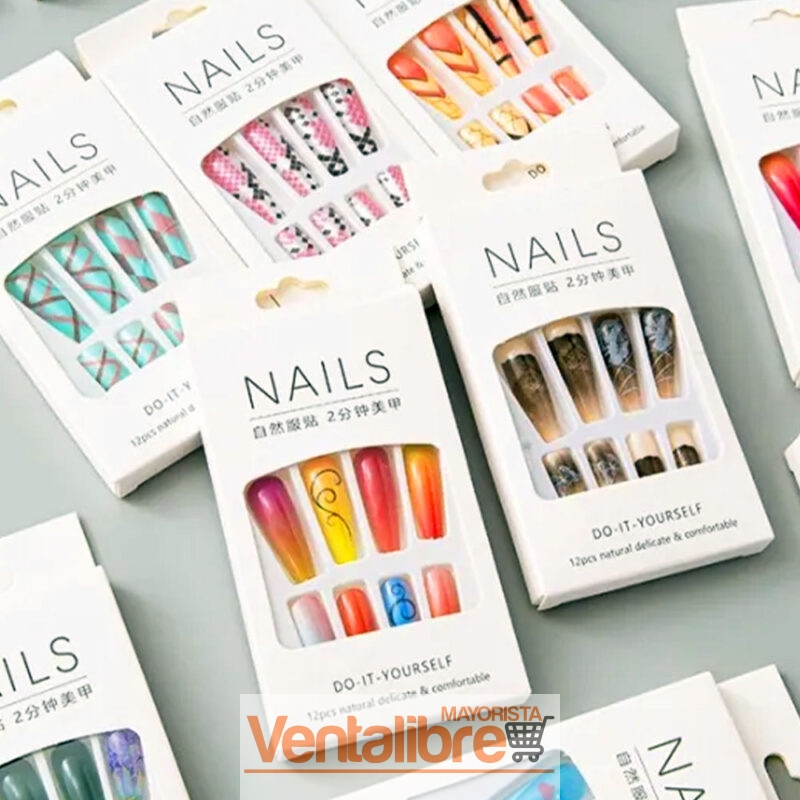UÑAS POSTIZAS NAILS VARIOS DISEÑOS
