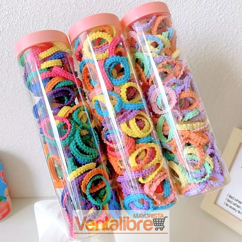 TUBO XL DE COLITAS TEXTURADAS PARA CABELLO FASHION COLORES