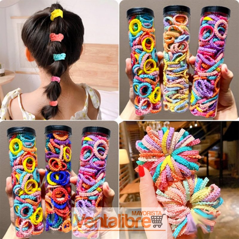 TUBO XL DE COLITAS TEXTURADAS PARA CABELLO FASHION COLORES - Imagen 3