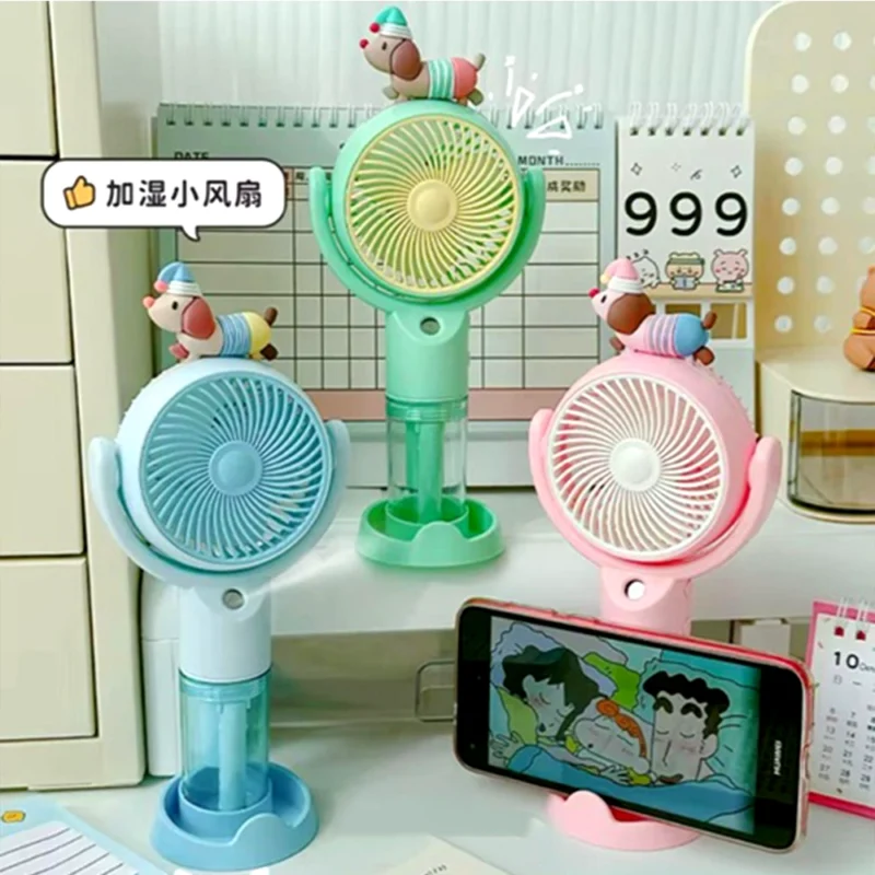 VENTILADOR INALÁMBRICO CON HUMIDIFICADOR Y DISEÑOS