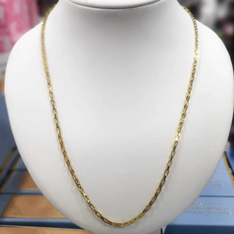 CADENA ACERO QUIRÚRGICO DORADO 35 CM.