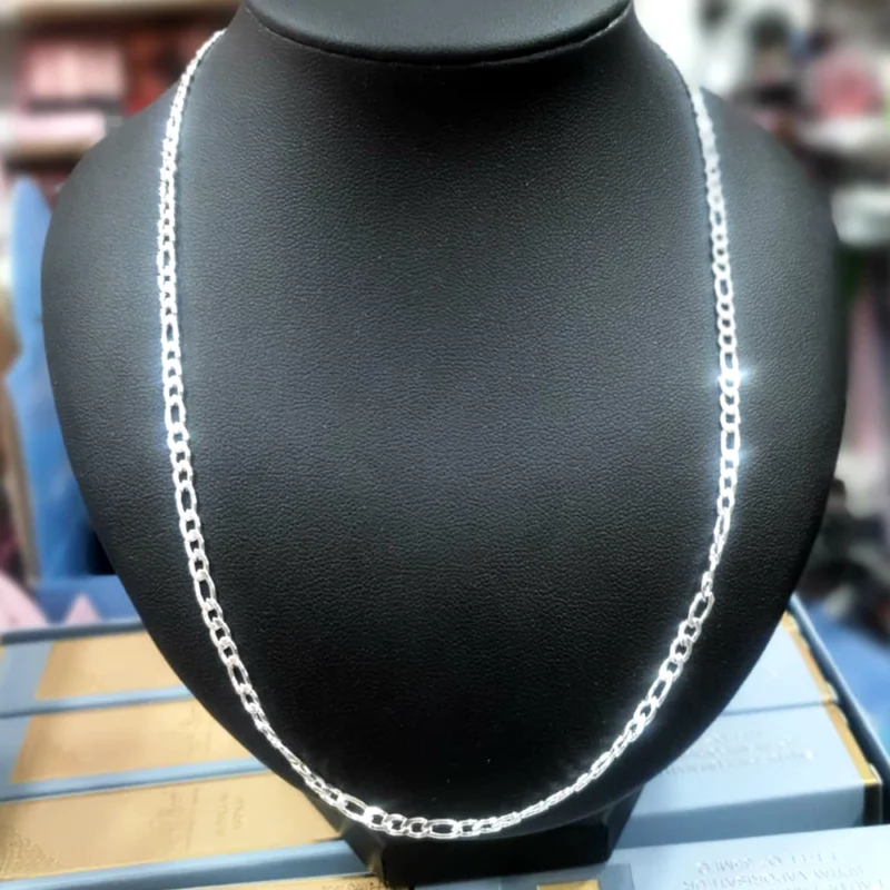 CADENA ACERO QUIRÚRGICO PLATEADO 0.8 MM. X 50 CM.