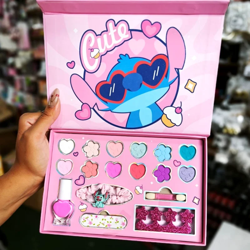 KIT COMPLETO DE MAQUILLAJES STITCH CUTE